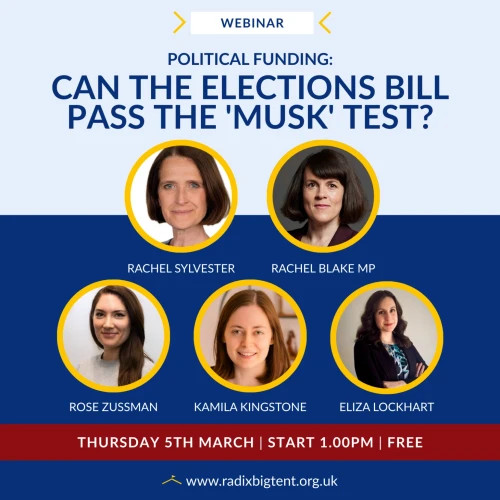 Political Funding Webinar Image