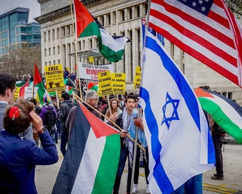 israel-palestine-flags