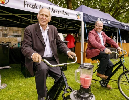 Vince George on bikes