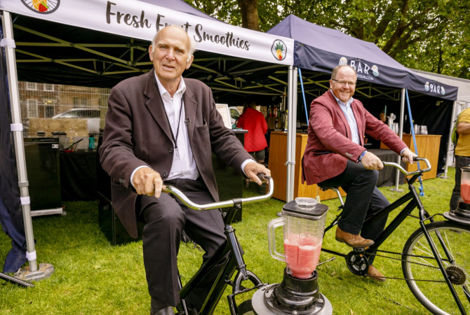 Vince George on bikes