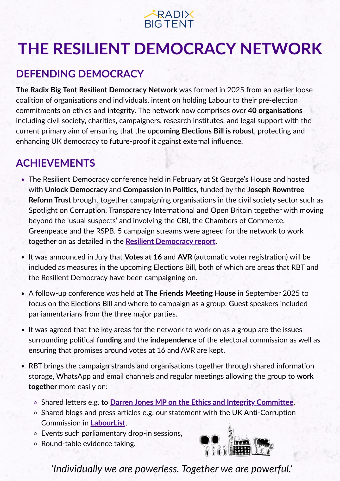 The Resilient Democracy Network